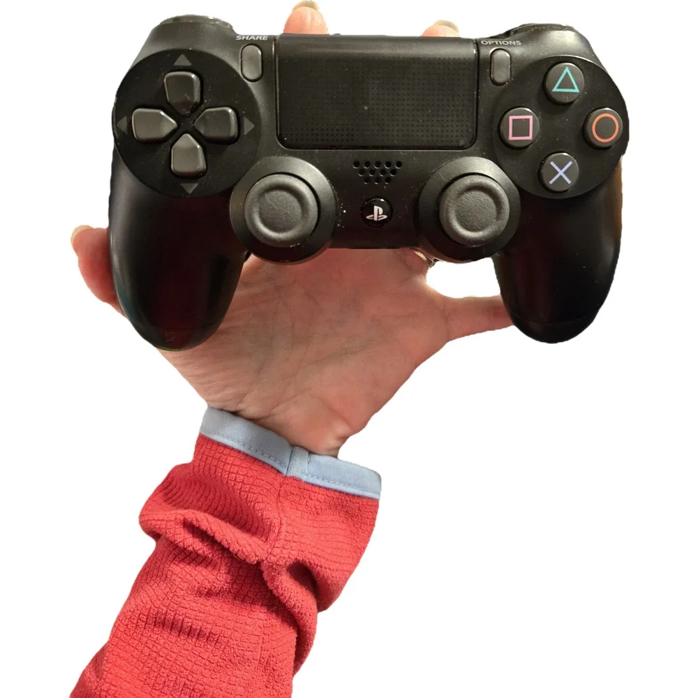 Sony DualShock 4 Wireless Controller (Jet Black) – Model CUH-ZCT1U